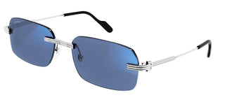 Cartier Première de Cartier CT0271S men Silver Geometric Sunglasses