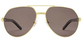 Cartier Première De Cartier Ct0272s Men Gold Pilot Sunglasses