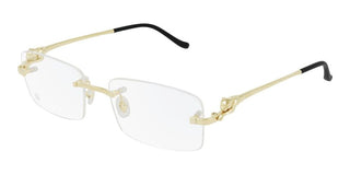 Cartier CT0281O women Gold Geometric Eyeglasses