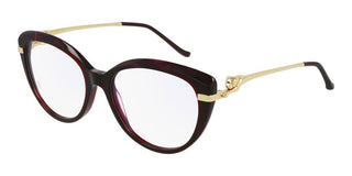 Cartier CT0283O women Red Cat Eye Eyeglasses