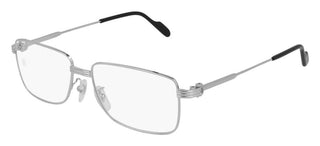 Cartier CT0294OA men Silver Geometric Eyeglasses