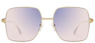 Cartier Santos de Cartier CT0297S women Gold Squared Sunglasses