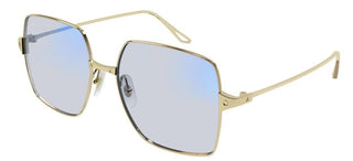 Cartier Santos de Cartier CT0297S women Gold Squared Sunglasses