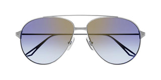 Cartier Santos de Cartier CT0298S women Silver Pilot Sunglasses