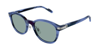 Cartier CT0302S men Blue Visor Sunglasses