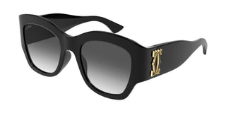 Cartier CT0304S women Black Visor Sunglasses