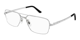 Cartier Santos de Cartier CT0308O men Silver Pilot Eyeglasses