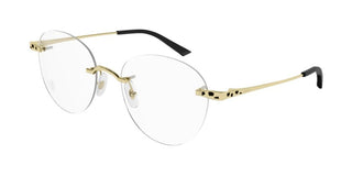 Cartier CT0309O women Gold Round Eyeglasses