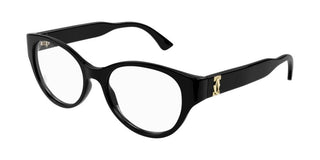 Cartier Ct0315o Women Black Squared Eyeglasses