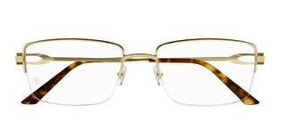 Cartier CT0319O men Gold Geometric Eyeglasses