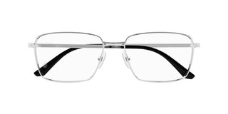 Cartier CT0320OA men Silver Squared Eyeglasses