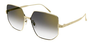 Cartier Santos de Cartier CT0327S women Gold Geometric Sunglasses