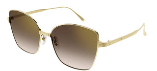 Cartier Santos de Cartier CT0328S women Gold Butterfly Sunglasses