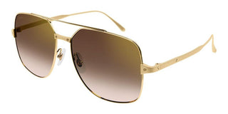 Cartier Santos de Cartier CT0329S women Gold Pilot Sunglasses