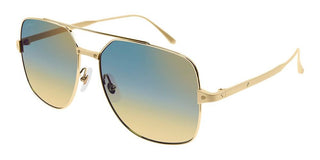 Cartier Santos de Cartier CT0329S women Gold Pilot Sunglasses