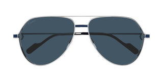 Cartier Première de Cartier CT0334S men Silver Pilot Sunglasses