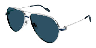 Cartier Première de Cartier CT0334S men Silver Pilot Sunglasses