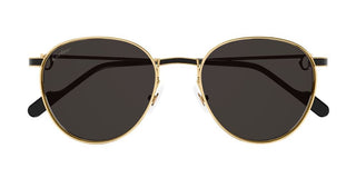 Cartier Ct0335s Men Gold Geometric Sunglasses