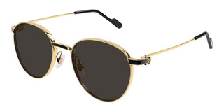 Cartier Ct0335s Men Gold Geometric Sunglasses