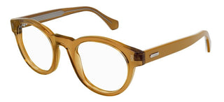 Cartier CT0341O men Brown Geometric Eyeglasses