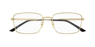 Cartier CT0347O men Gold Squared Eyeglasses