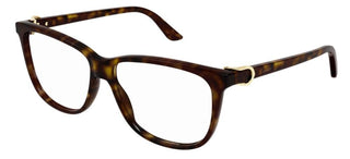 Cartier CT0351O women Havana Geometric Eyeglasses