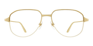 Cartier CT0352O men Gold Pilot Eyeglasses