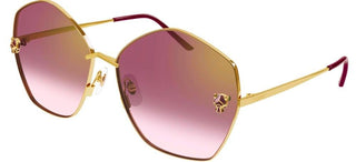 Cartier Panthère de Cartier CT0356S women Gold Geometric Sunglasses