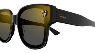 Cartier Panthère de Cartier CT0357S women Black Squared Sunglasses