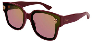 Cartier Panthère de Cartier CT0357S women Red Squared Sunglasses