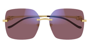 Cartier Panthère de Cartier CT0359S women Gold Visor Sunglasses