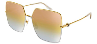 Cartier Signature C de Cartier CT0361S women Gold Geometric Sunglasses