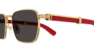 Cartier Première de Cartier CT0363S men Gold Geometric Sunglasses