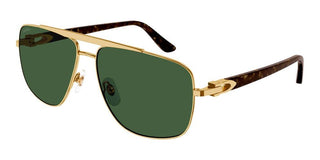 Cartier Santos de Cartier CT0365S men Gold Pilot Sunglasses