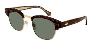 Cartier CT0366S men Havana Squared Sunglasses