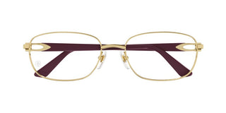 Cartier CT0368O women Gold Cat Eye Eyeglasses