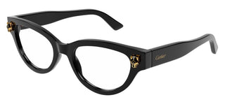 Cartier CT0372O women Black Cat Eye Eyeglasses