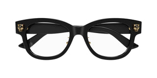 Cartier CT0373OA women Black Cat Eye Eyeglasses