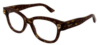 Cartier CT0373OA women Havana Cat Eye Eyeglasses