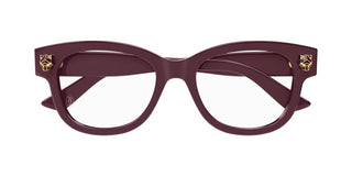 Cartier CT0373O women Red Squared Eyeglasses