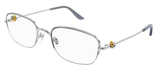 Cartier CT0374O women Silver Geometric Eyeglasses