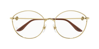 Cartier CT0375O women Silver Round Eyeglasses