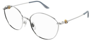 Cartier CT0375O women Silver Round Eyeglasses