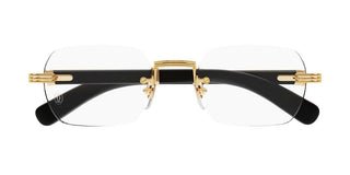 Cartier Ct0377o Men Gold Geometric Eyeglasses