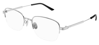 Cartier CT0382O men Silver Geometric Eyeglasses