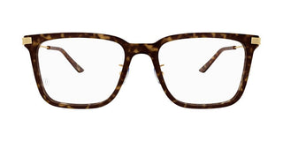 Cartier CT0384O men Havana Squared Eyeglasses