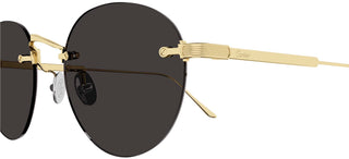 Cartier Signature C de Cartier CT0393S men Gold Round Sunglasses