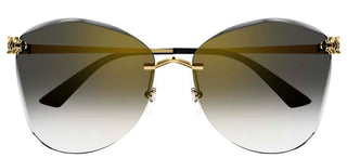 Cartier Panthère de Cartier CT0398S women Gold Squared Sunglasses