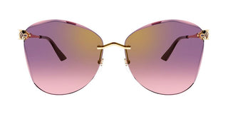 Cartier Panthère de Cartier CT0398S women Gold Squared Sunglasses