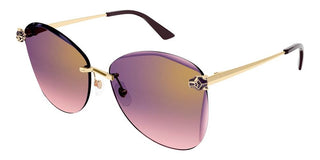 Cartier Panthère de Cartier CT0398S women Gold Squared Sunglasses